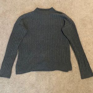 Medium Dark Gray Back-lace Pink Republic Sweater